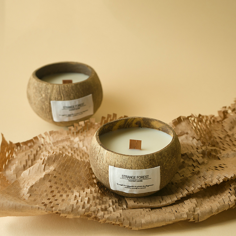 Home Fragrance Scented Candle - Свеча для ароматерапии из скорлупы кокоса,