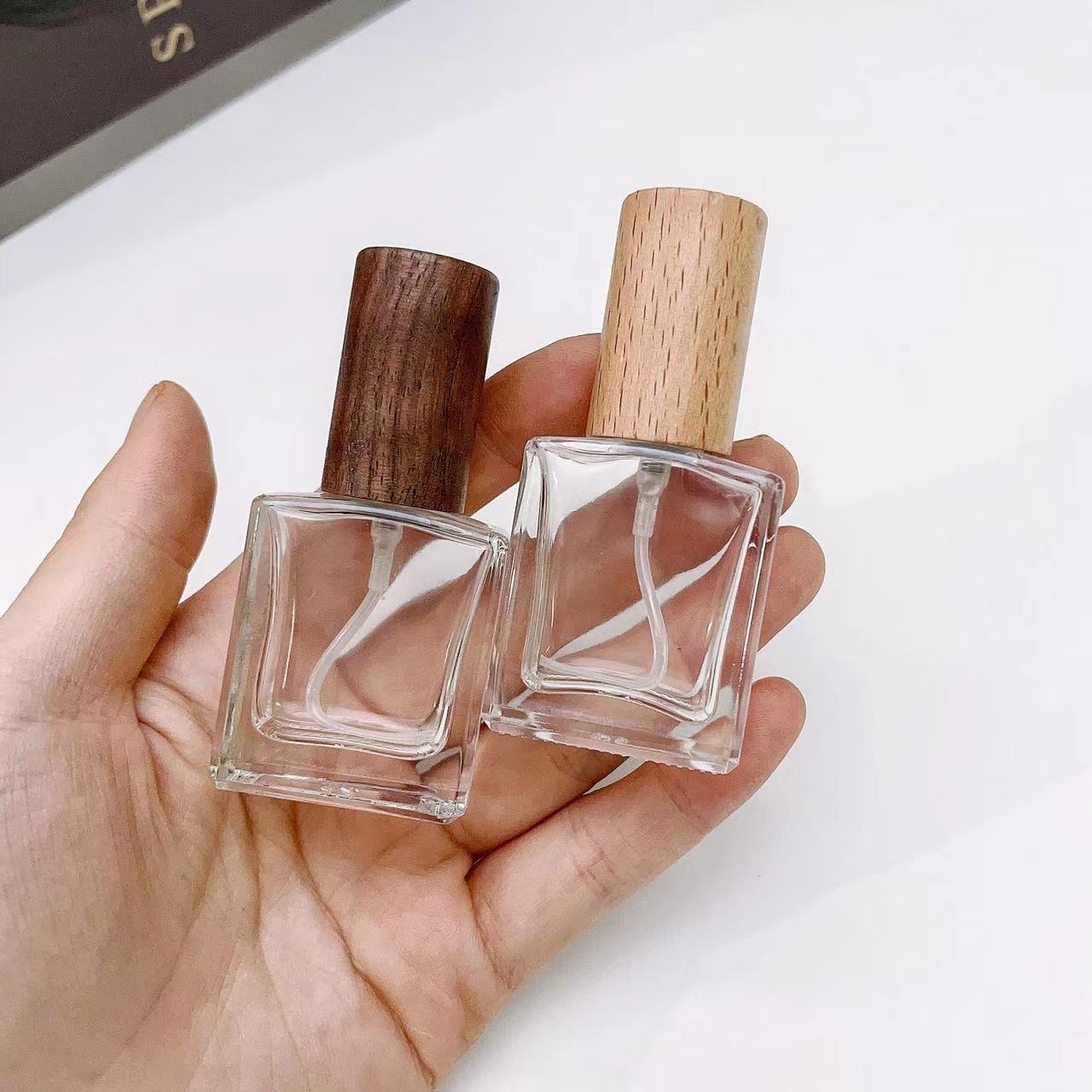 Perfume Atomizer Travel - Прозрачная Толстая стеклянная бутылка-распылитель для духов