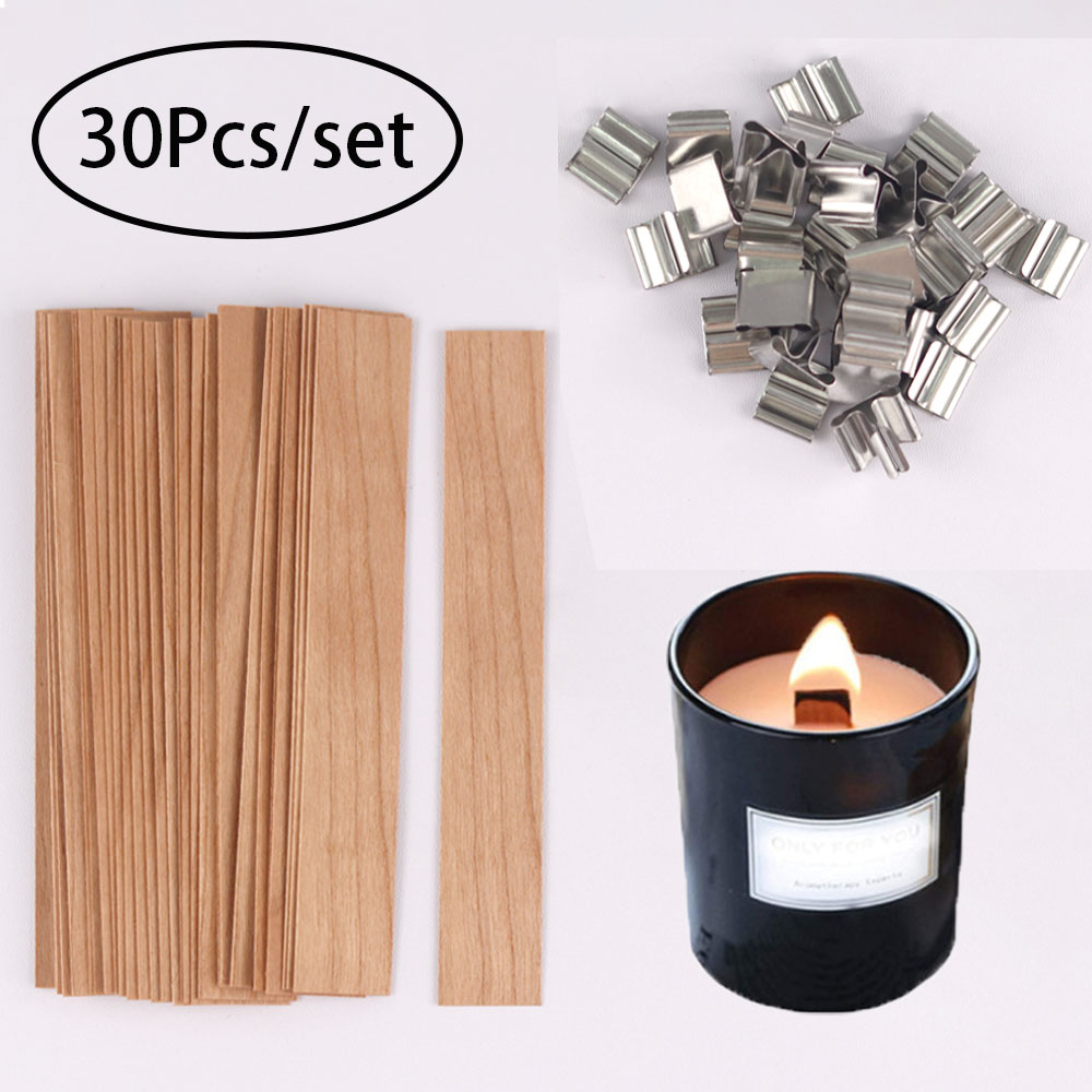 Wooden Wick Candle - 30 шт. деревянные фитили для изготовления