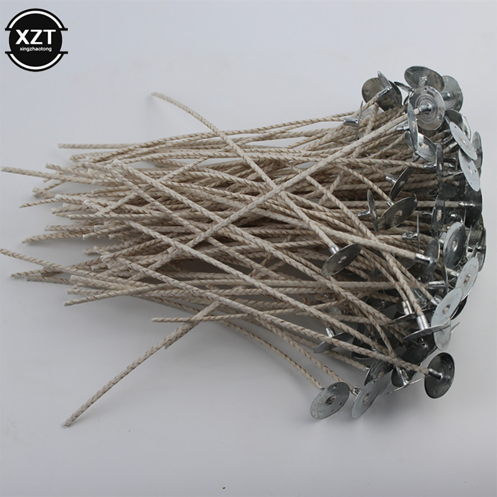 Wooden Wick Candle - 100 шт./компл. Бездымные фитили для свечей,