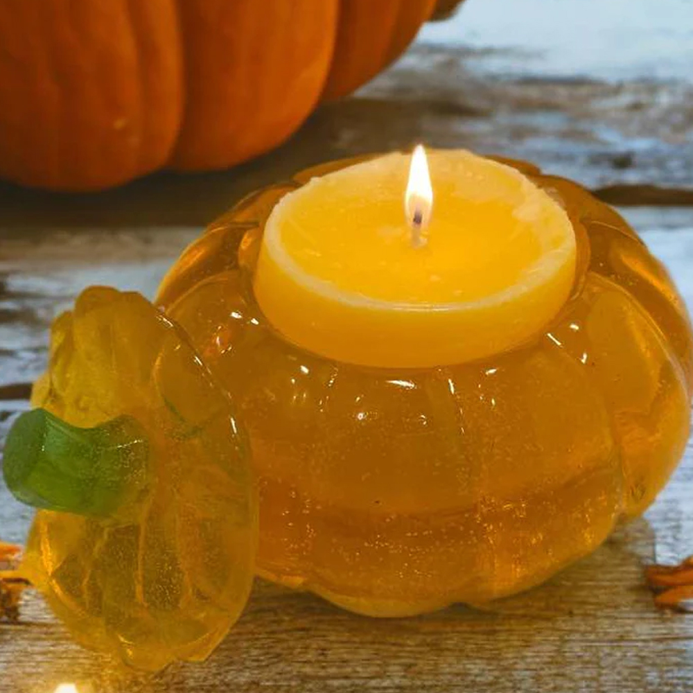 200 г желтого прозрачного геля – обзор и цена Wooden Wick Candle