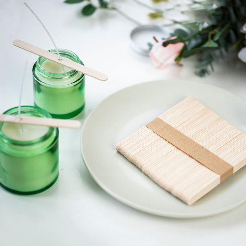 ● 50 шт. деревянных держателей – обзор и цена Wooden Wick Candle