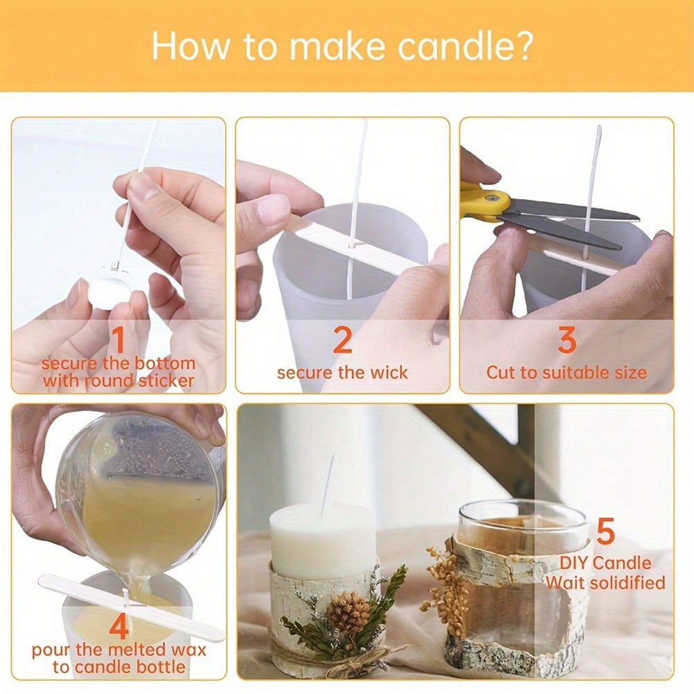 5/10/20/30/50 шт. Деревянный д – обзор и цена Wooden Wick Candle