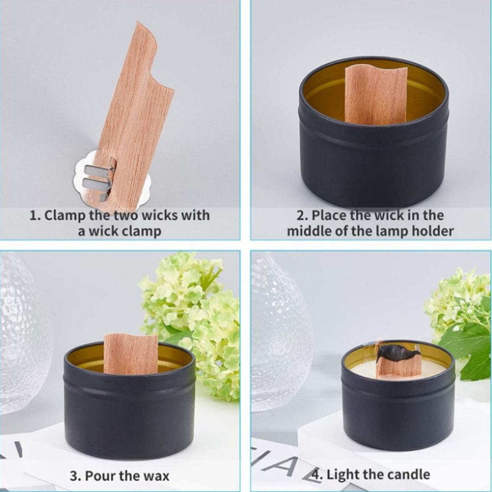 Высококачественные S-образные  – обзор и цена Wooden Wick Candle